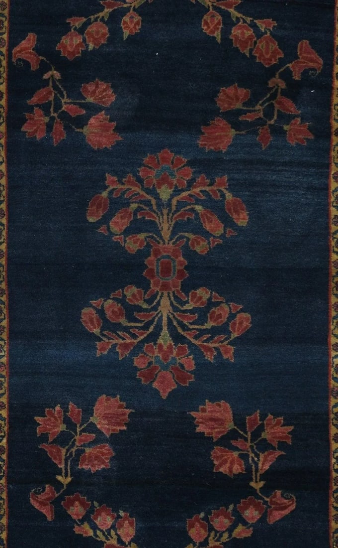 Antique Sarouk Rug 2'7'' x 4'10'' - 2