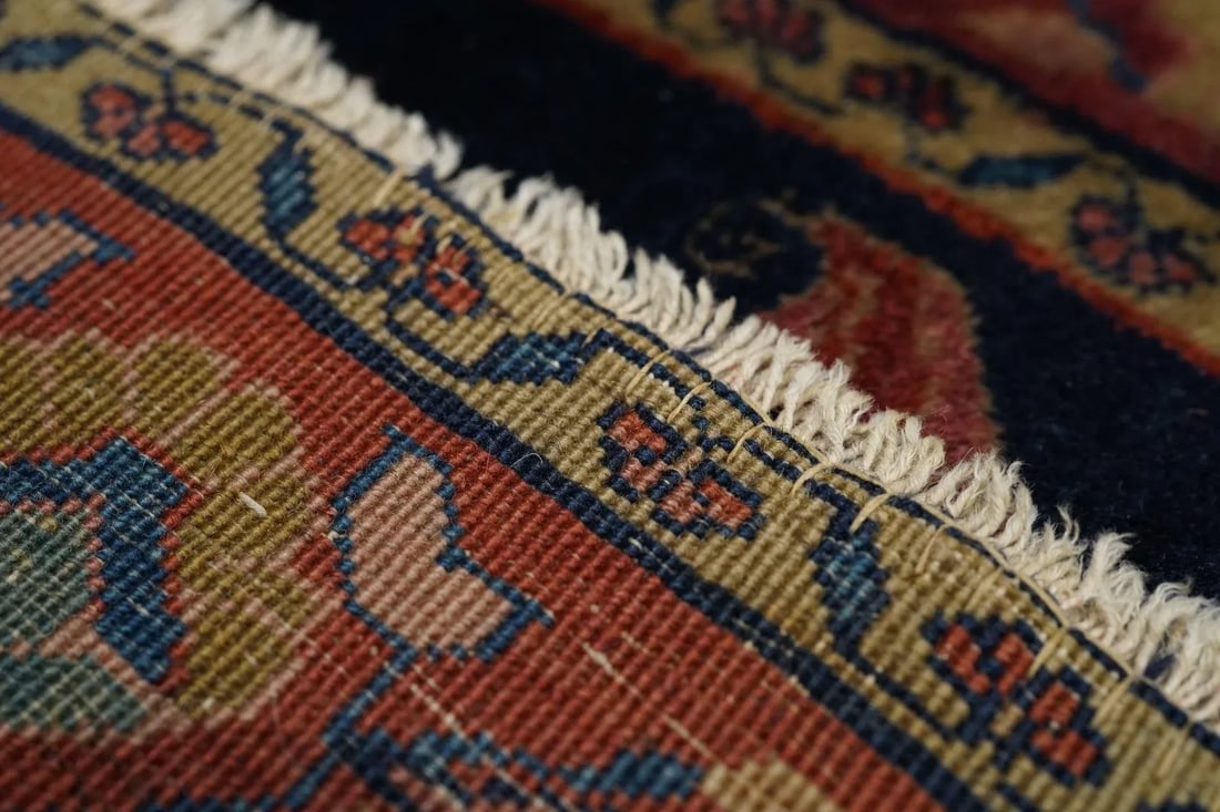 Antique Sarouk Rug 2'7'' x 4'10'' - 9