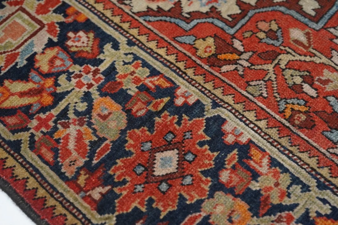 Late 18th Century Antique Farahan Sarouk Rug 3'4'' x 4'10'' - 9