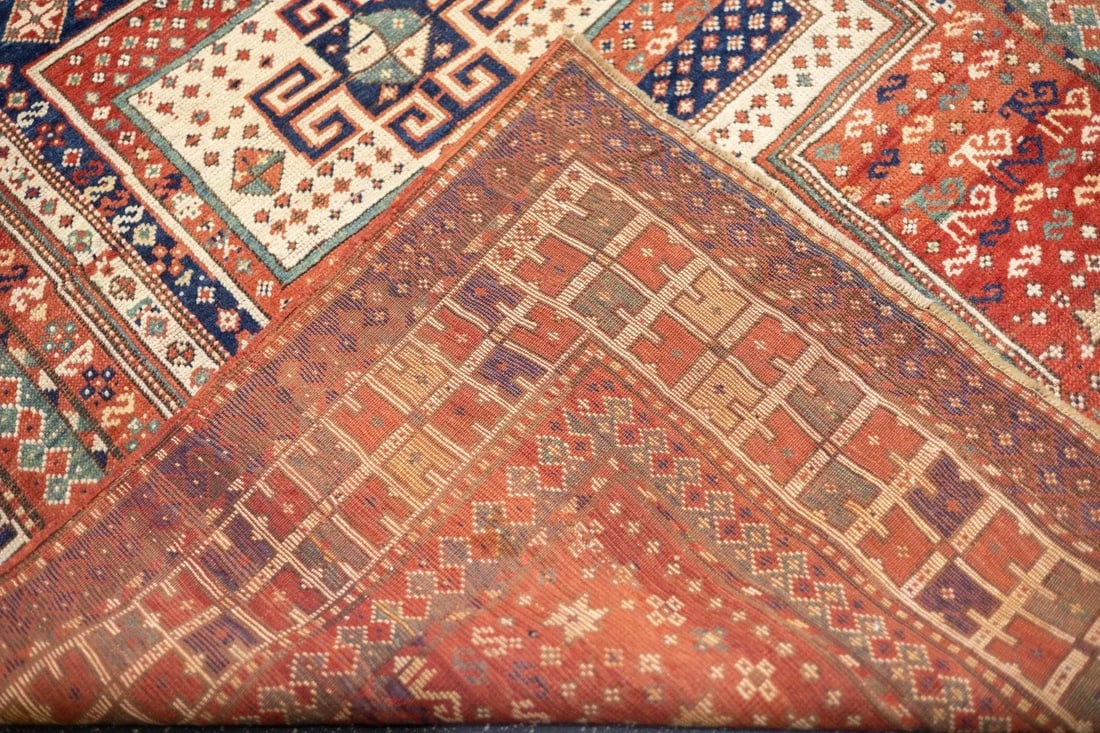 Antique Caucasian Kazak Rug 5'1'' X 6'10'' - 10