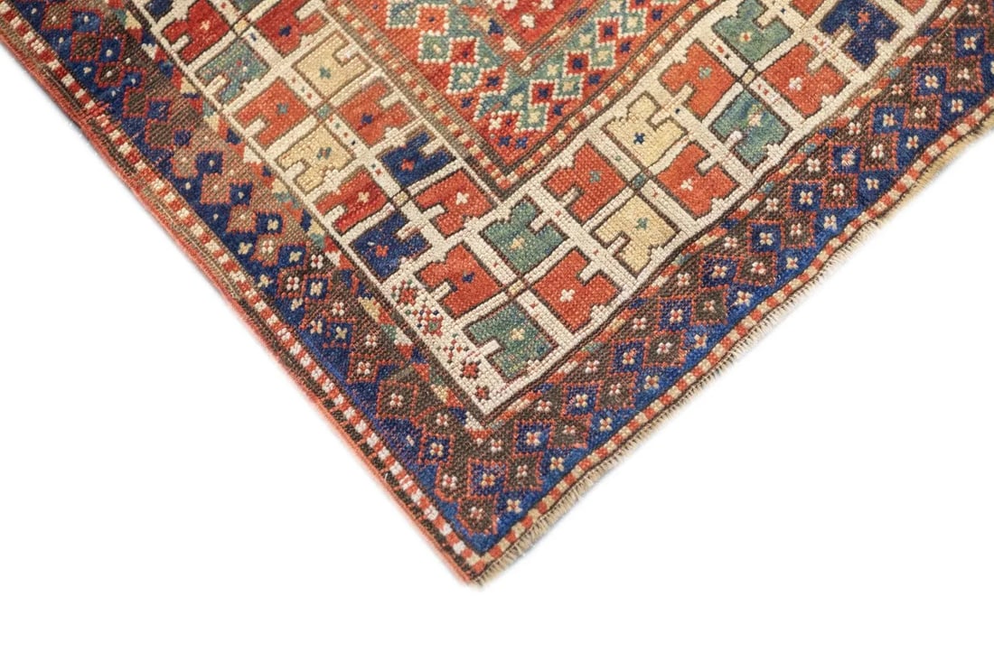 Antique Caucasian Kazak Rug 5'1'' X 6'10'' - 3