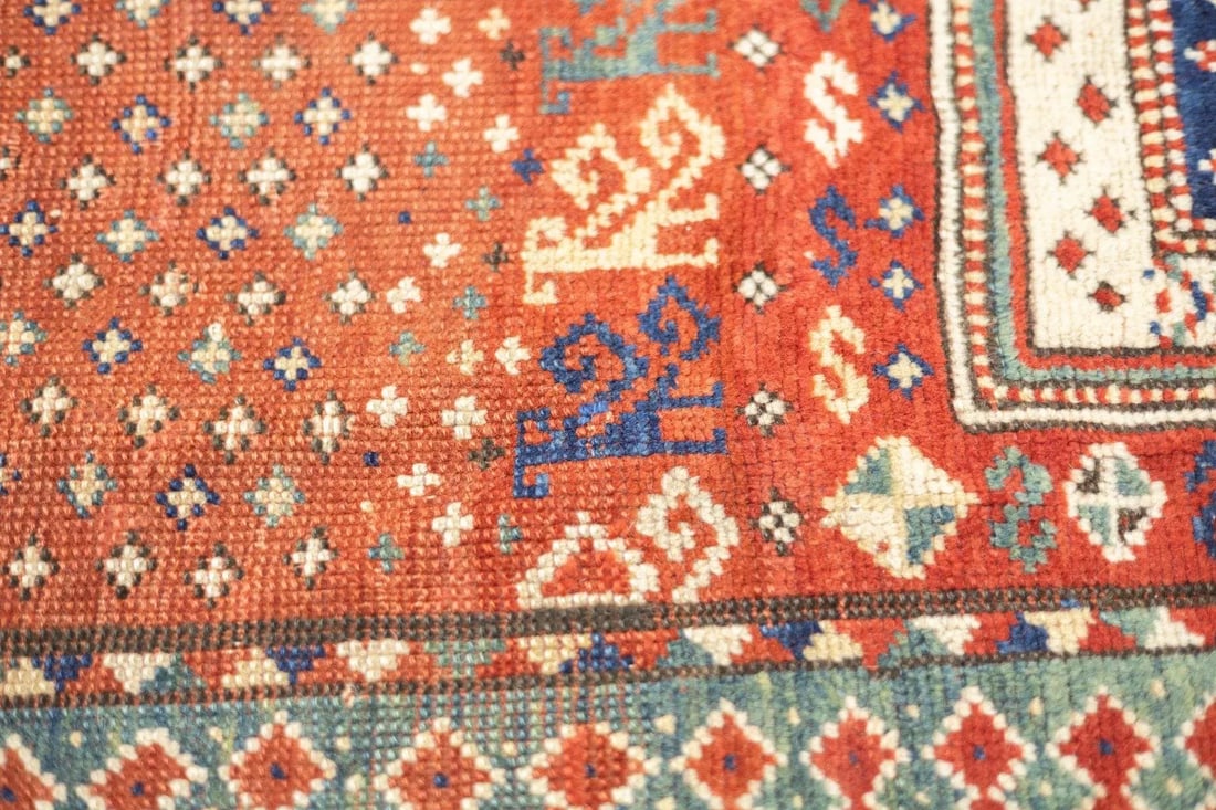 Antique Caucasian Kazak Rug 5'1'' X 6'10'' - 6