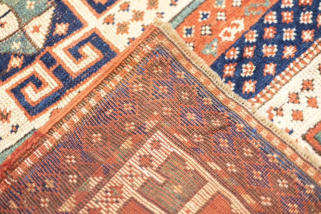 Antique Caucasian Kazak Rug 5'1'' X 6'10'' - 8
