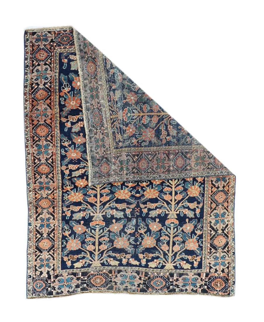 Antique Afshar Rug 3'11'' x 5'0'' - 2
