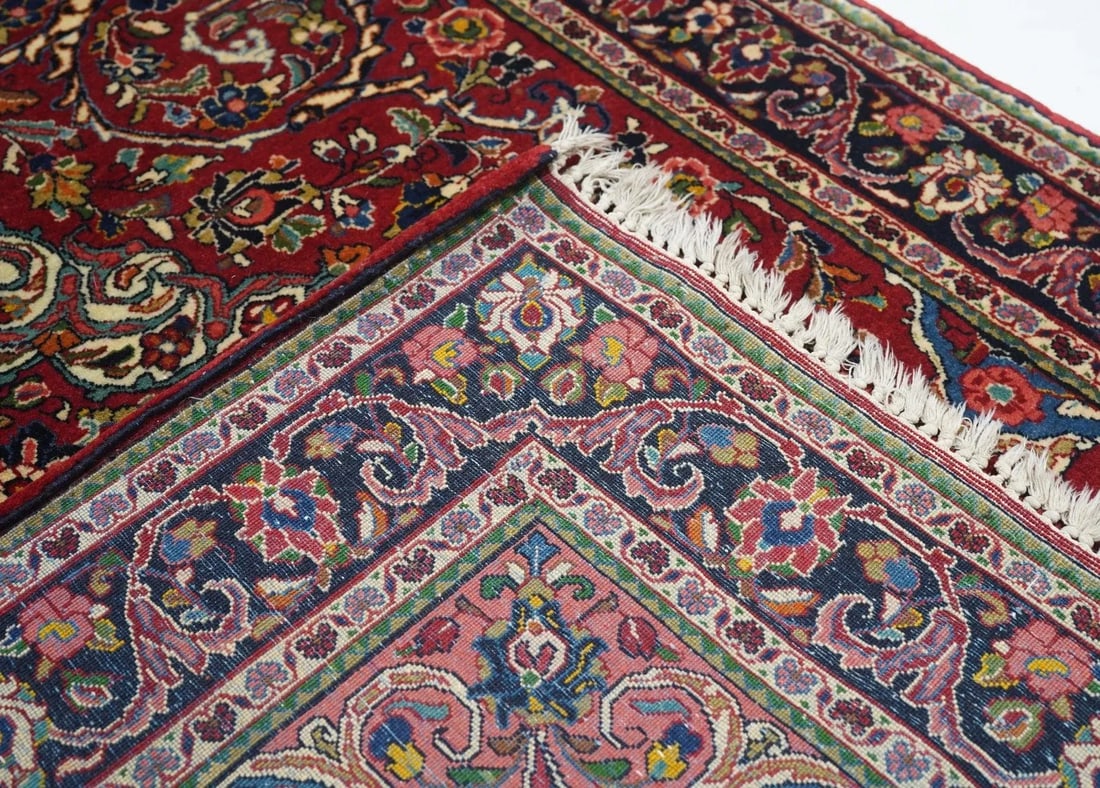 1940s Vintage Sarouk Rug 4'2'' x 6'6'' - 7