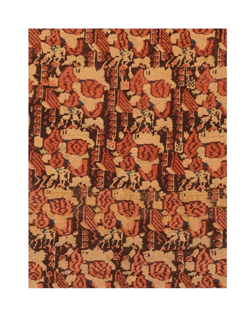 Antique Afshar Rug 4'4'' x 6'6'' - 3