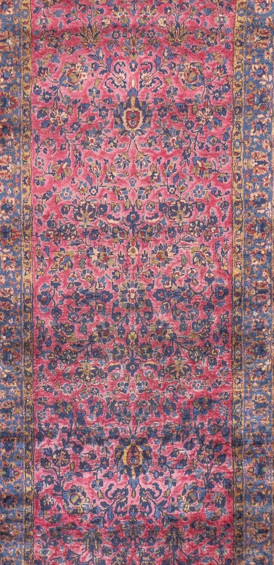 Late 18th Century Antique Persian Kashan 1'11'' x 5'11'' - 3