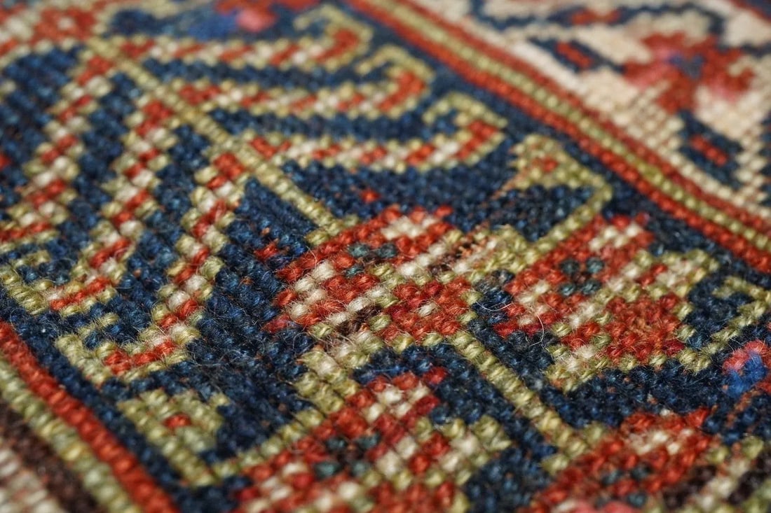 Late 18th Century Antique Khamseh Rug 5'0'' x 9'5'' - 11