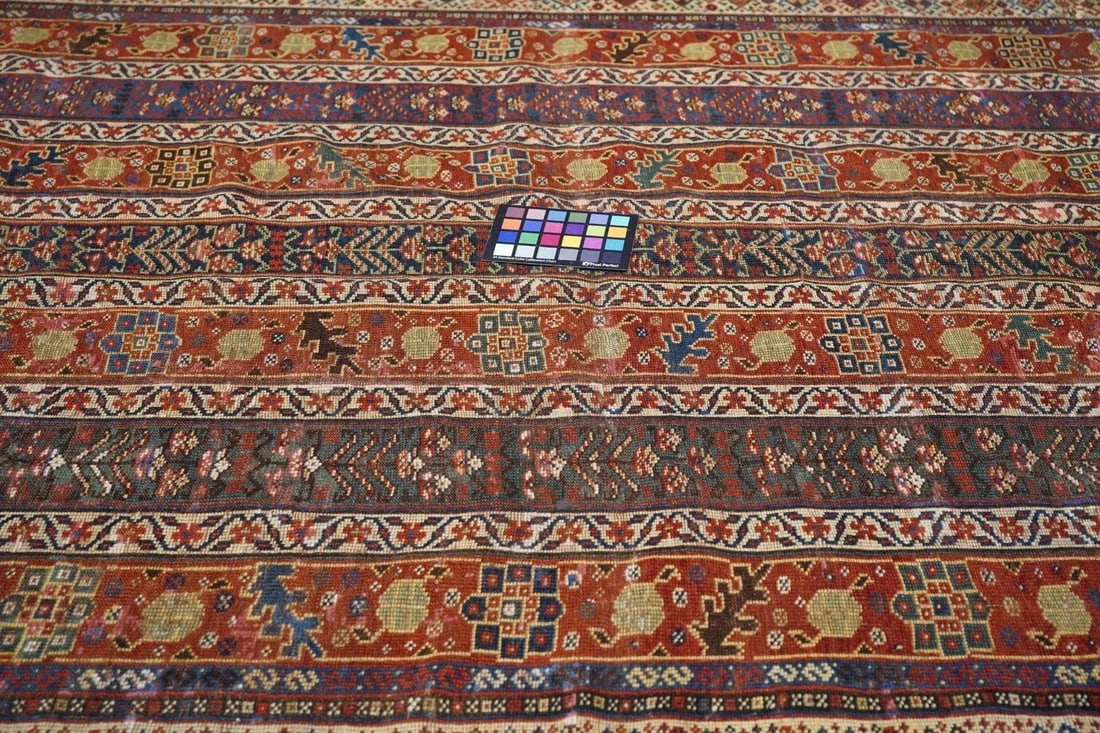 Late 18th Century Antique Khamseh Rug 5'0'' x 9'5'' - 12
