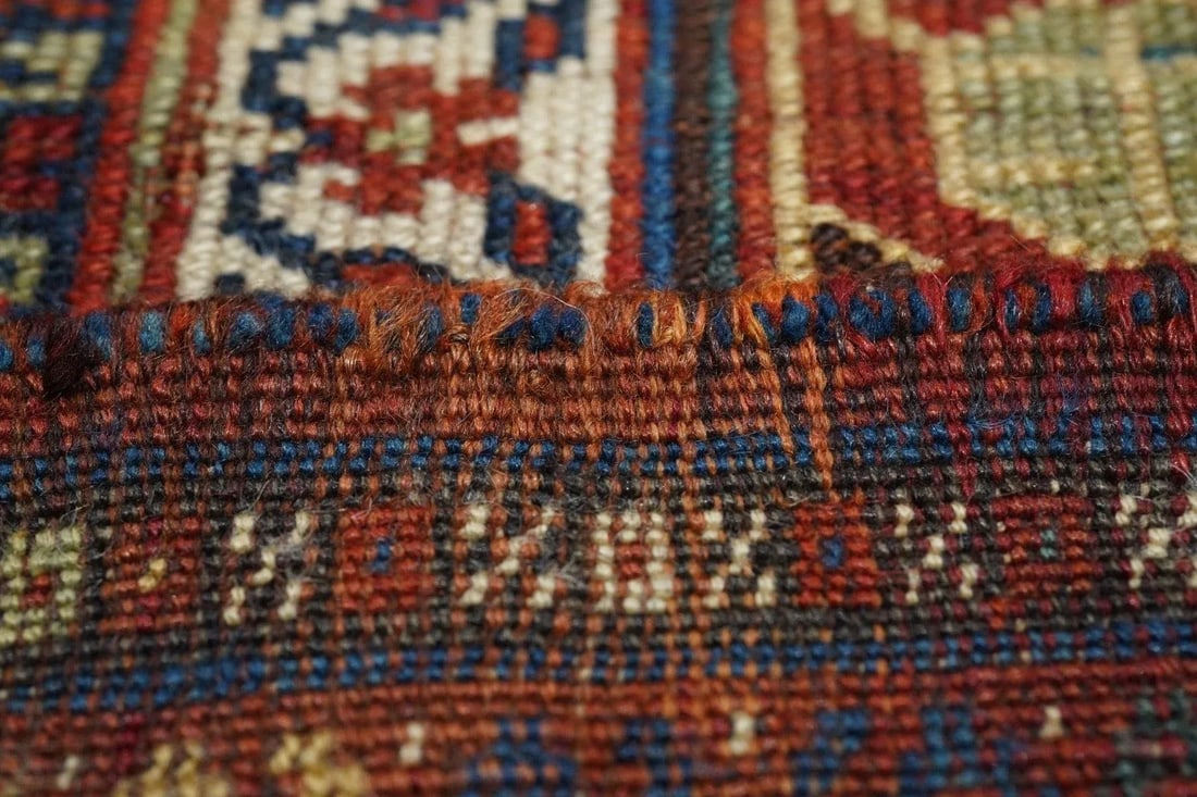 Late 18th Century Antique Khamseh Rug 5'0'' x 9'5'' - 3