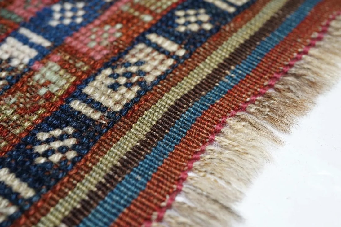 Late 18th Century Antique Khamseh Rug 5'0'' x 9'5'' - 7