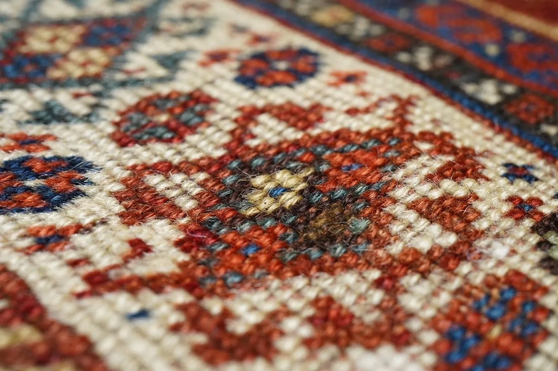 Late 18th Century Antique Khamseh Rug 5'0'' x 9'5'' - 9