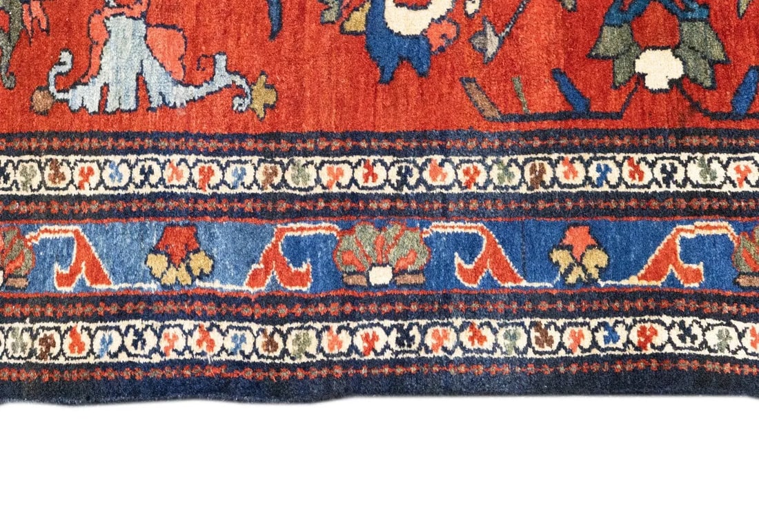 Antique Persian Farahan Rug 3'6'' x 5' - 11