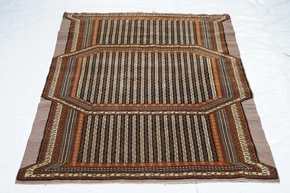 Vintage Ghouchan Rug 3'9'' X 4'10'' - 10