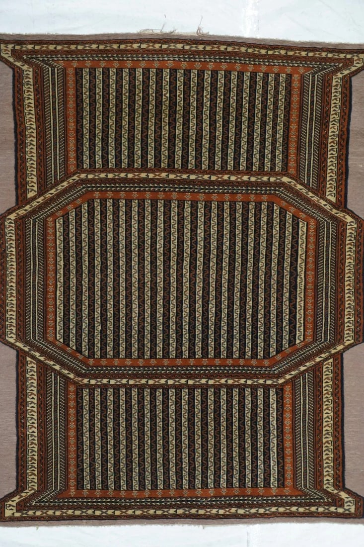 Vintage Ghouchan Rug 3'9'' X 4'10'' - 3