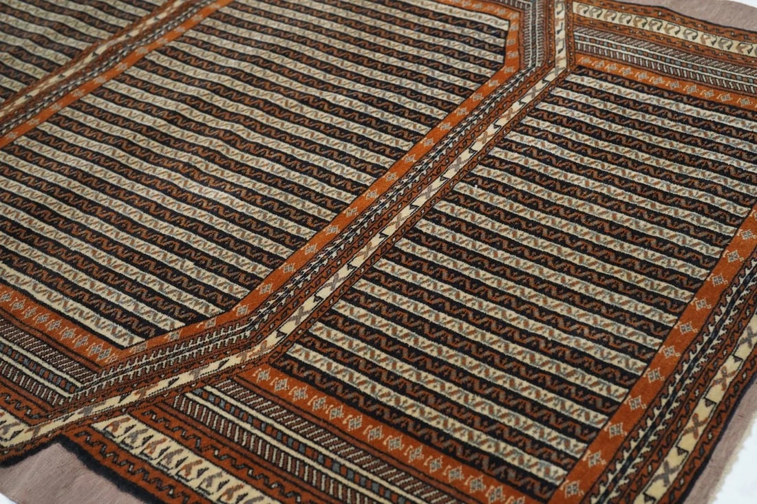 Vintage Ghouchan Rug 3'9'' X 4'10'' - 8