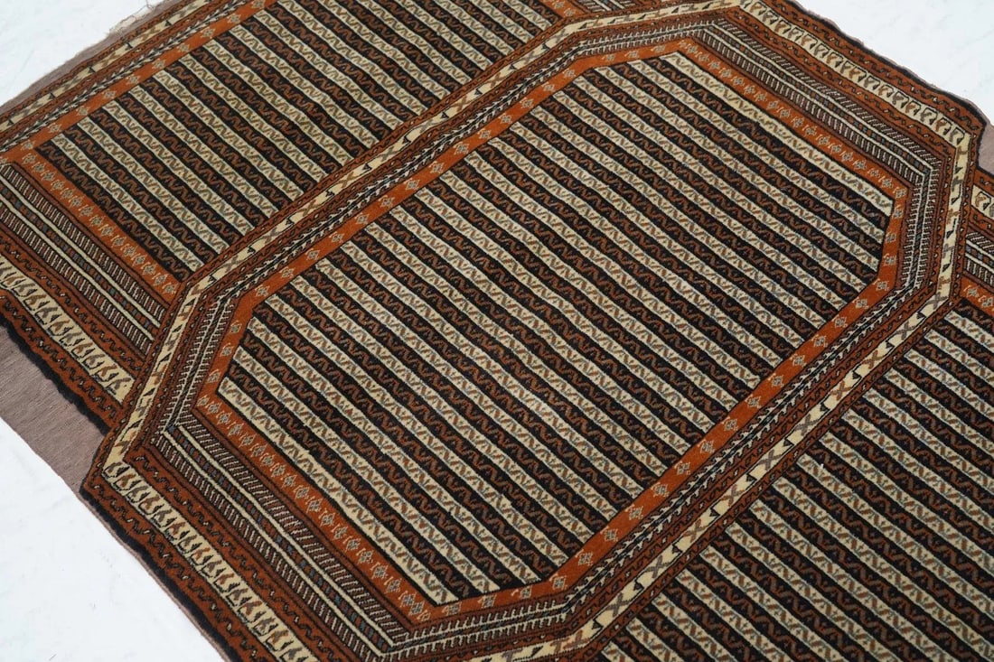 Vintage Ghouchan Rug 3'9'' X 4'10'' - 9