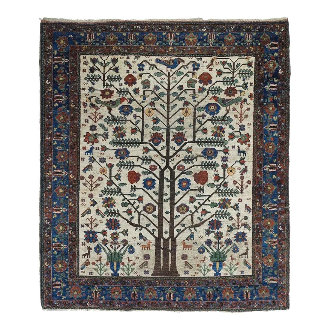Antique Afshar Rug 5'2'' x 6'4'' (1 of 10)