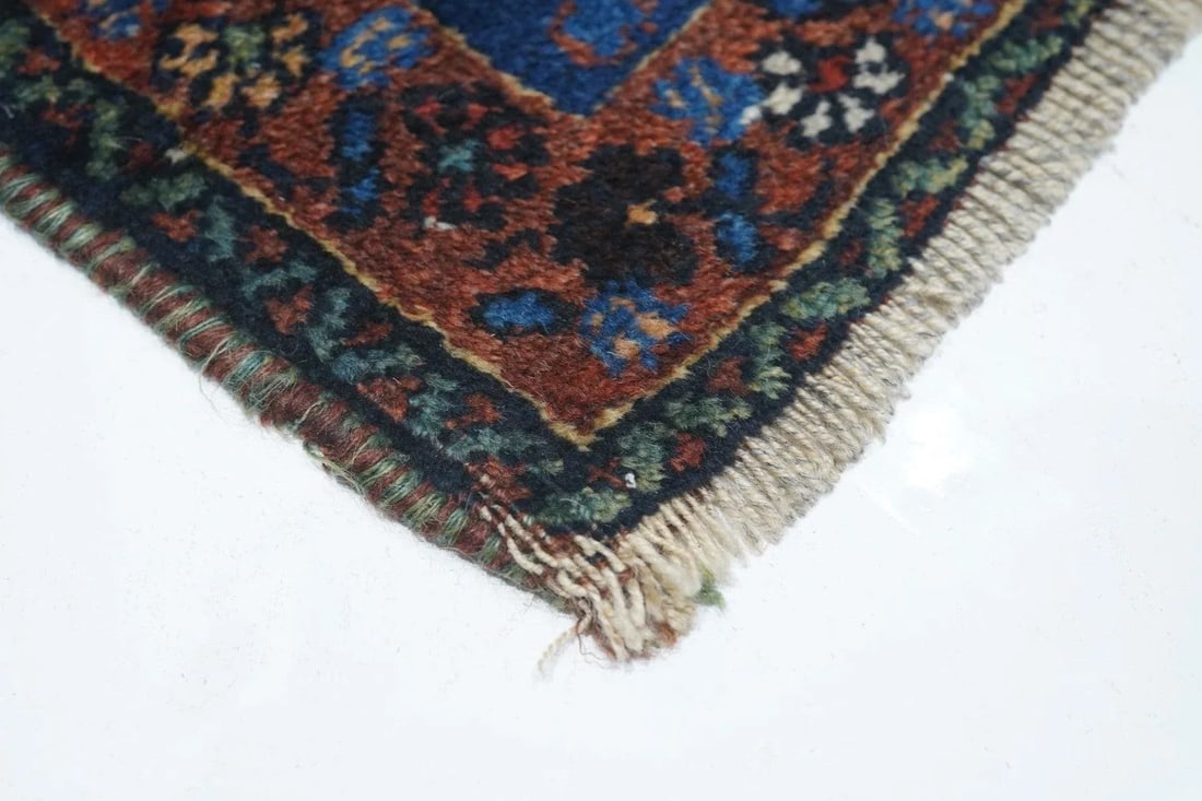 Antique Afshar Rug 5'2'' x 6'4'' - 4