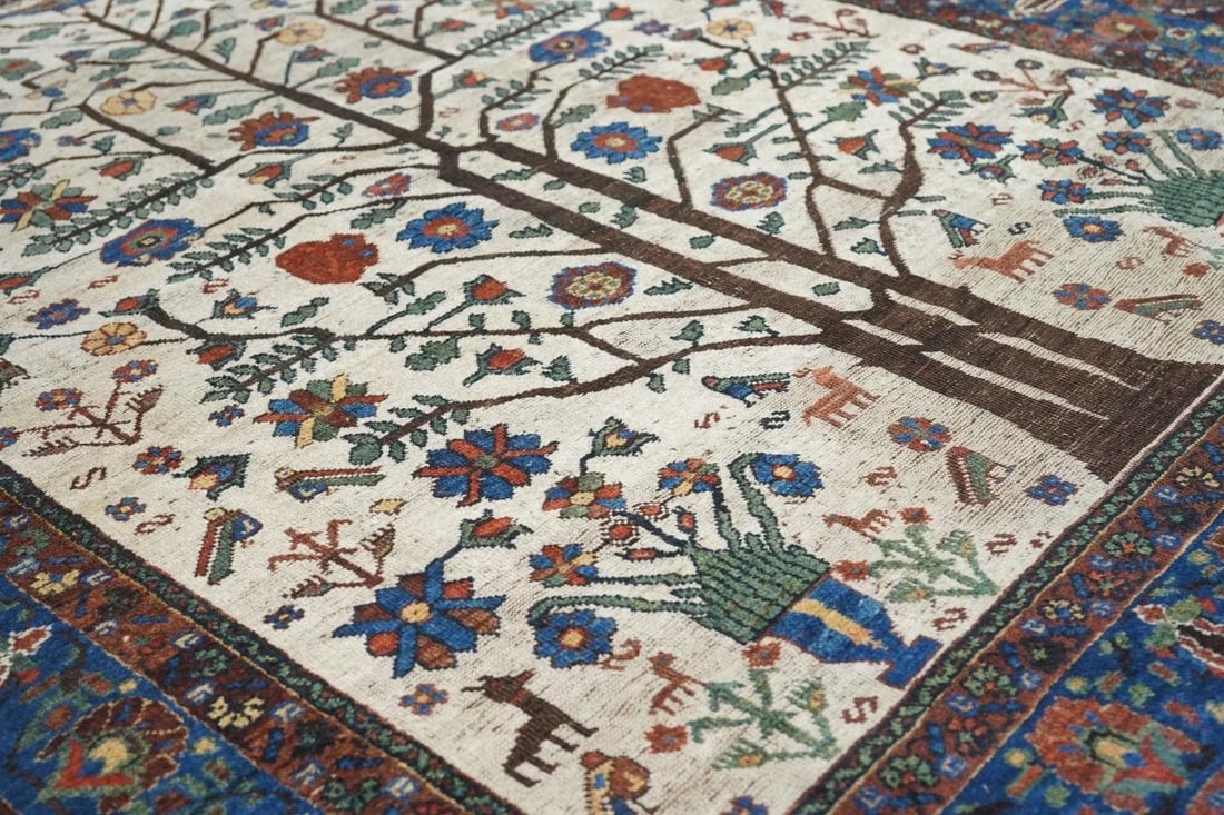Antique Afshar Rug 5'2'' x 6'4'' - 6