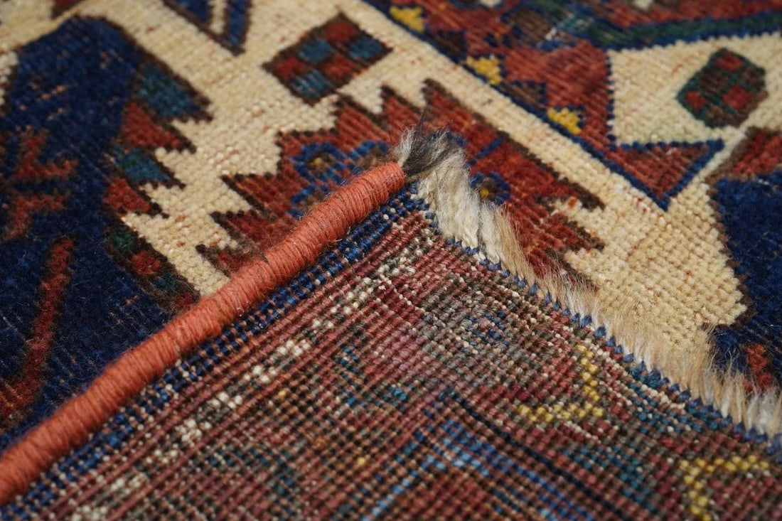 Antique Afshar Rug 3'5'' x 3'7'' - 10