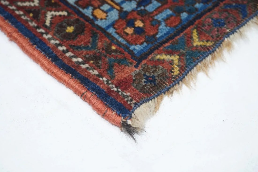 Antique Afshar Rug 3'5'' x 3'7'' - 4