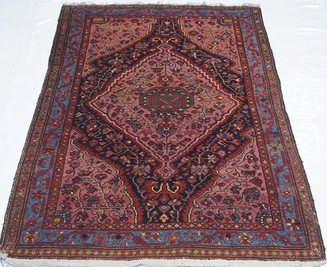 Antique Malayer Rug 3'2'' X 5'1'' - 8