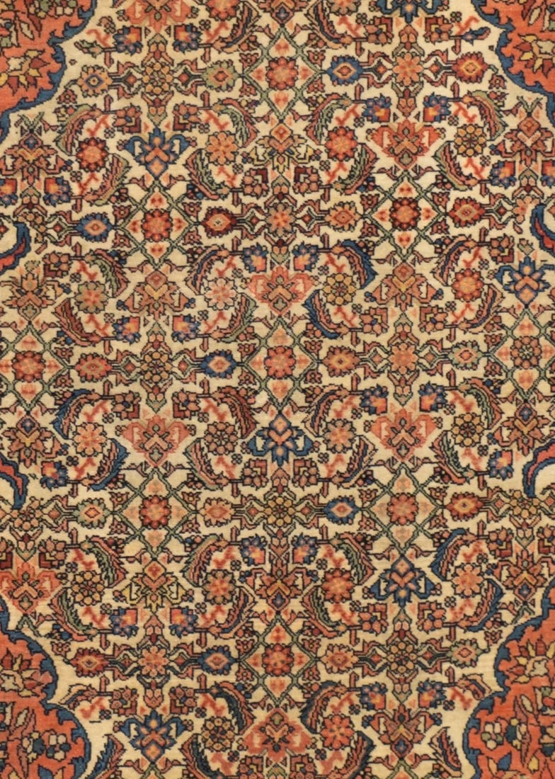 Late 18th Century Antique Farahan Sarouk Rug 3'5'' x 5' - 5