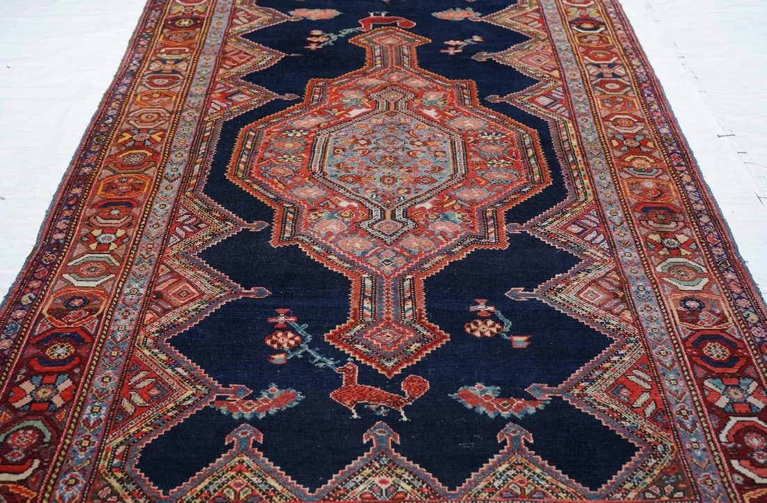 Antique Malayer Rug 5'2'' x 10'2'' - 12