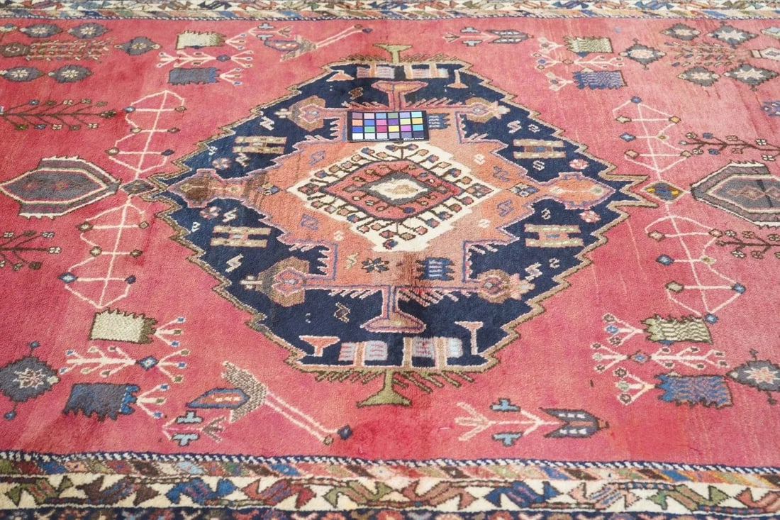 1970s Vintage Qashqai Rug 4'10'' x 7'5'' - 11