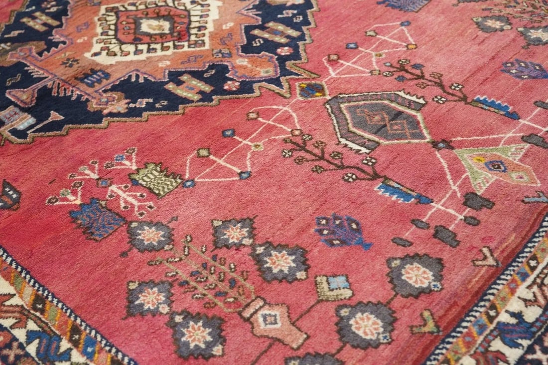 1970s Vintage Qashqai Rug 4'10'' x 7'5'' - 6