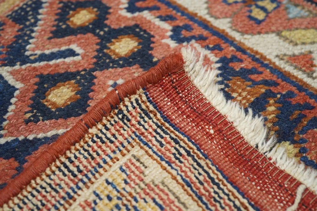 Antique Afshar Rug 4'2'' x 5'9'' - 3