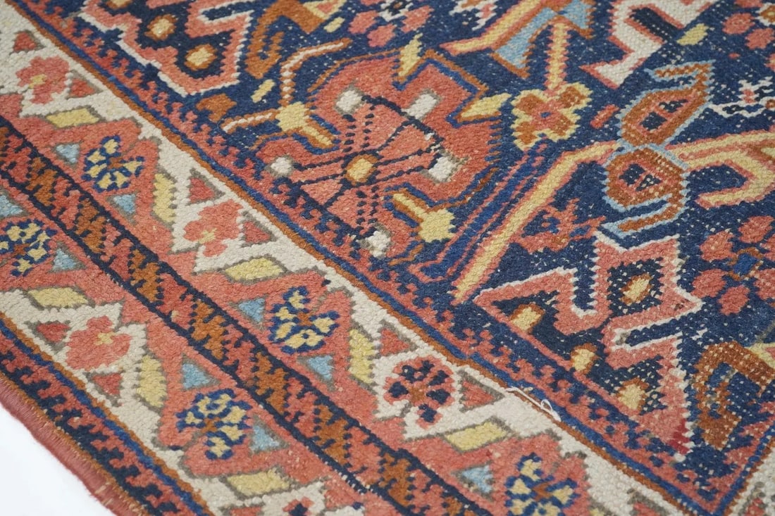 Antique Afshar Rug 4'2'' x 5'9'' - 7