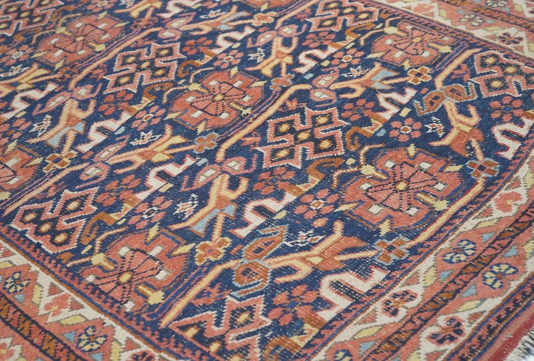 Antique Afshar Rug 4'2'' x 5'9'' - 8