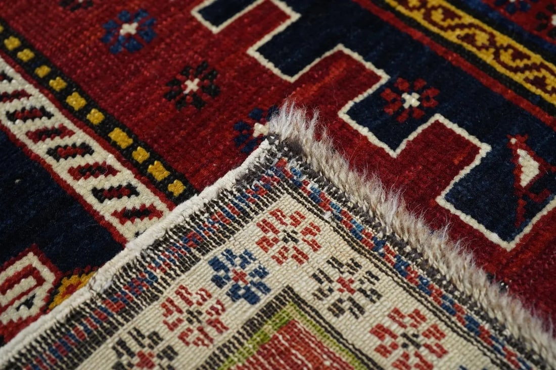 Late 18th Century Antique Shirvan Rug 4'0'' x 6'9'' - 8