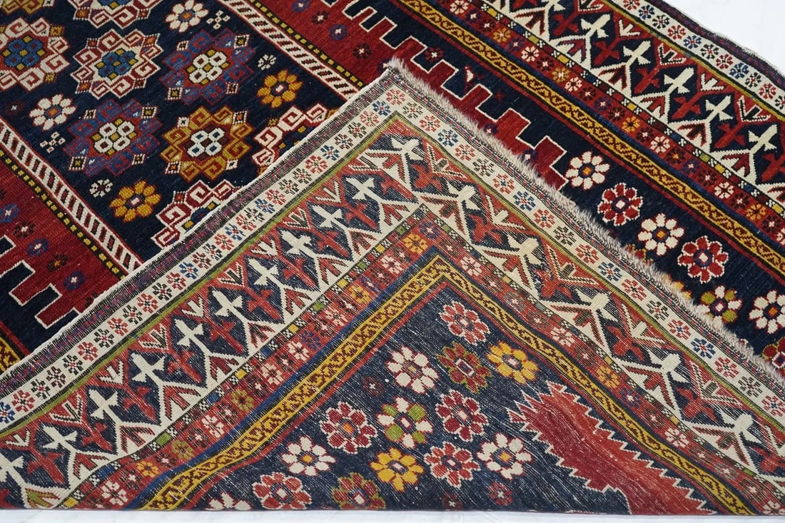 Late 18th Century Antique Shirvan Rug 4'0'' x 6'9'' - 9