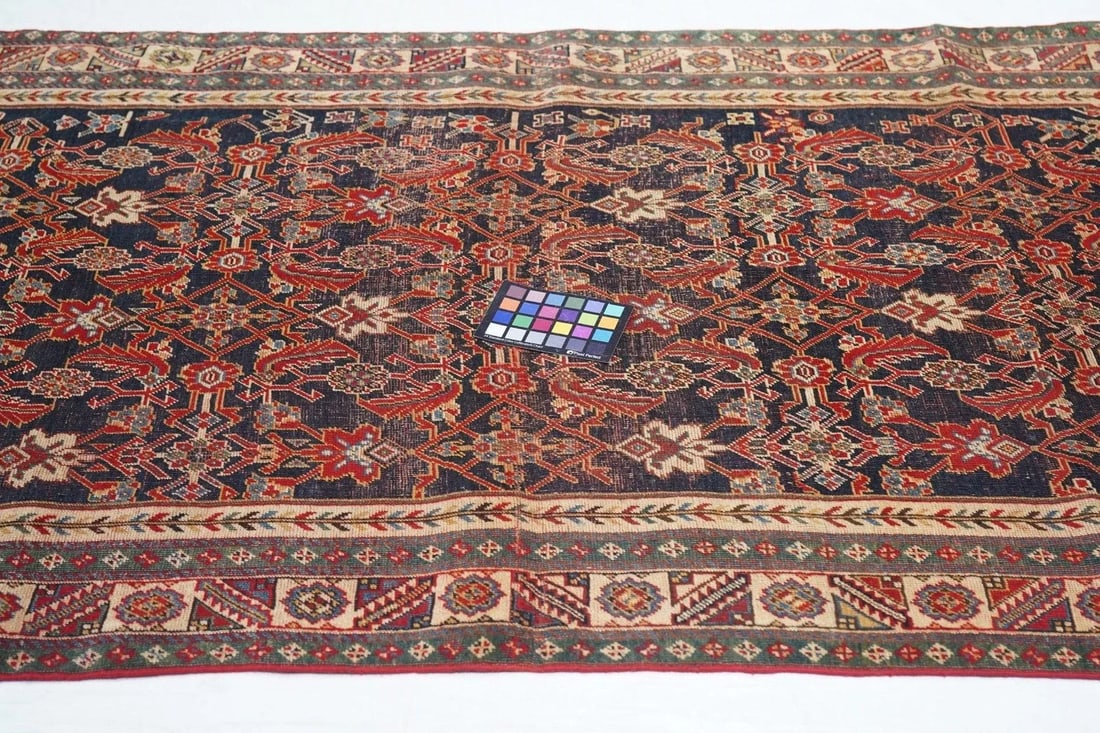 Late 18th Century Antique Qashqai Rug 3'8'' x 7'7'' - 9