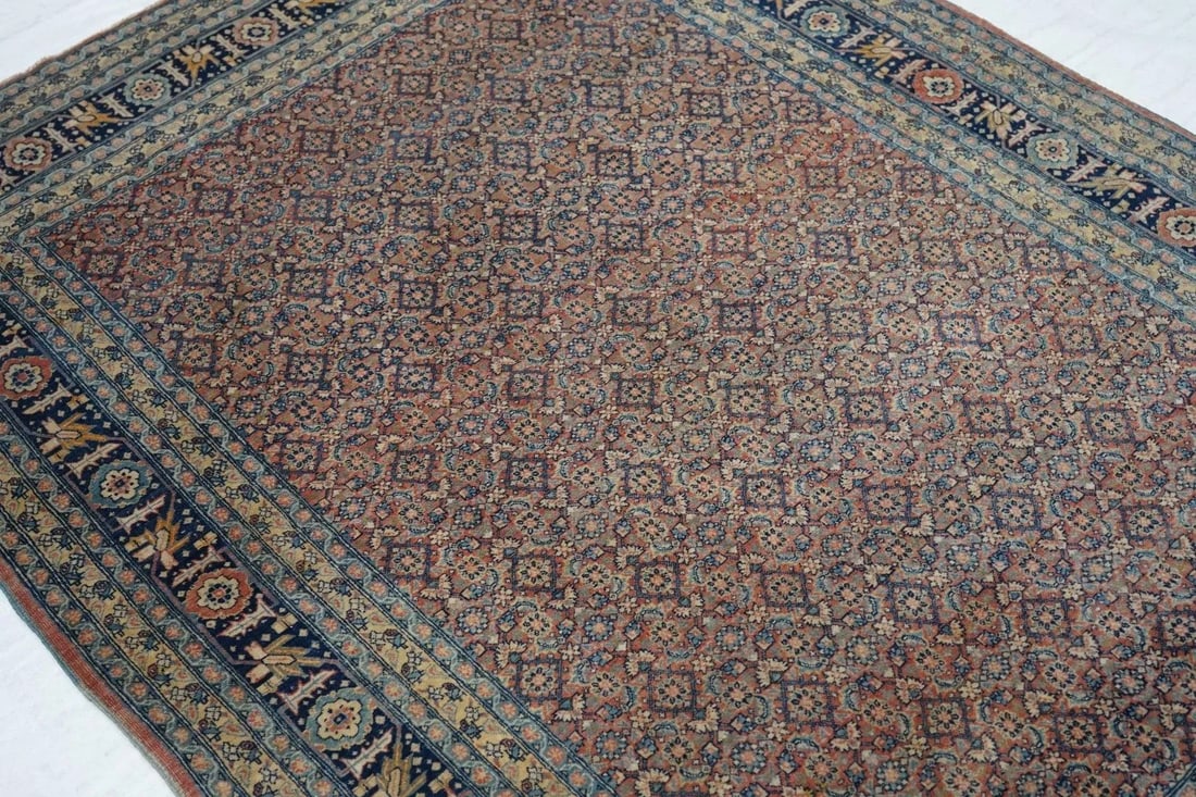 Antique Tabriz Rug 4'8'' x 6'3'' - 6