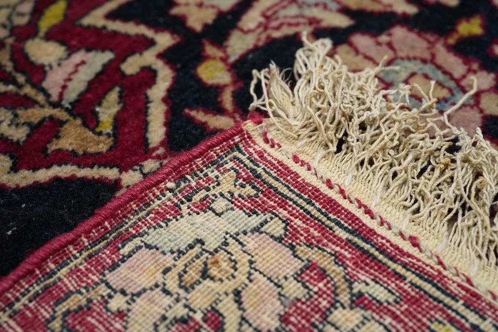 Antique Isfahan Rug 4'7'' x 7'10'' - 8