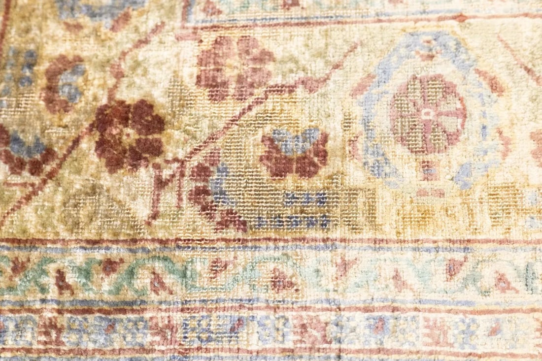 Late 18th Century Antique Persian Silk Haji Jalili Tabriz Rug 4'1'' X 5'5'' - 10