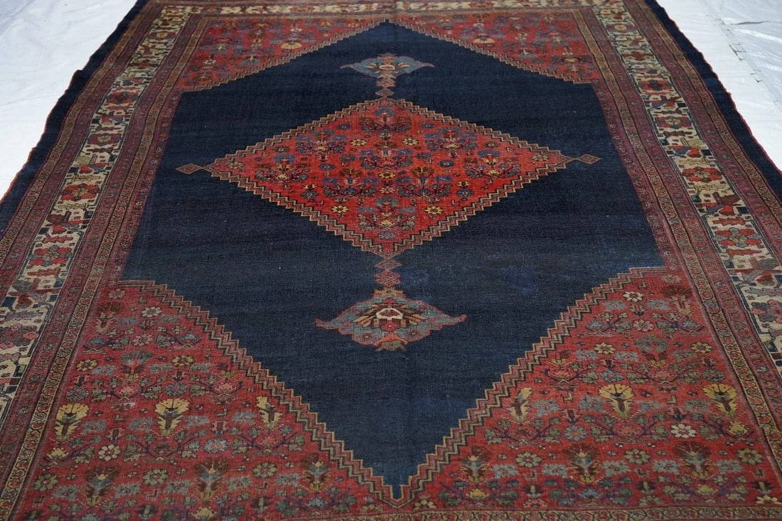 Late 18th Century Antique Bidjar Rug 7'9'' x 11'6'' - 10