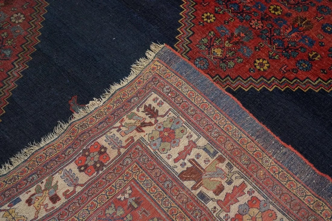 Late 18th Century Antique Bidjar Rug 7'9'' x 11'6'' - 2