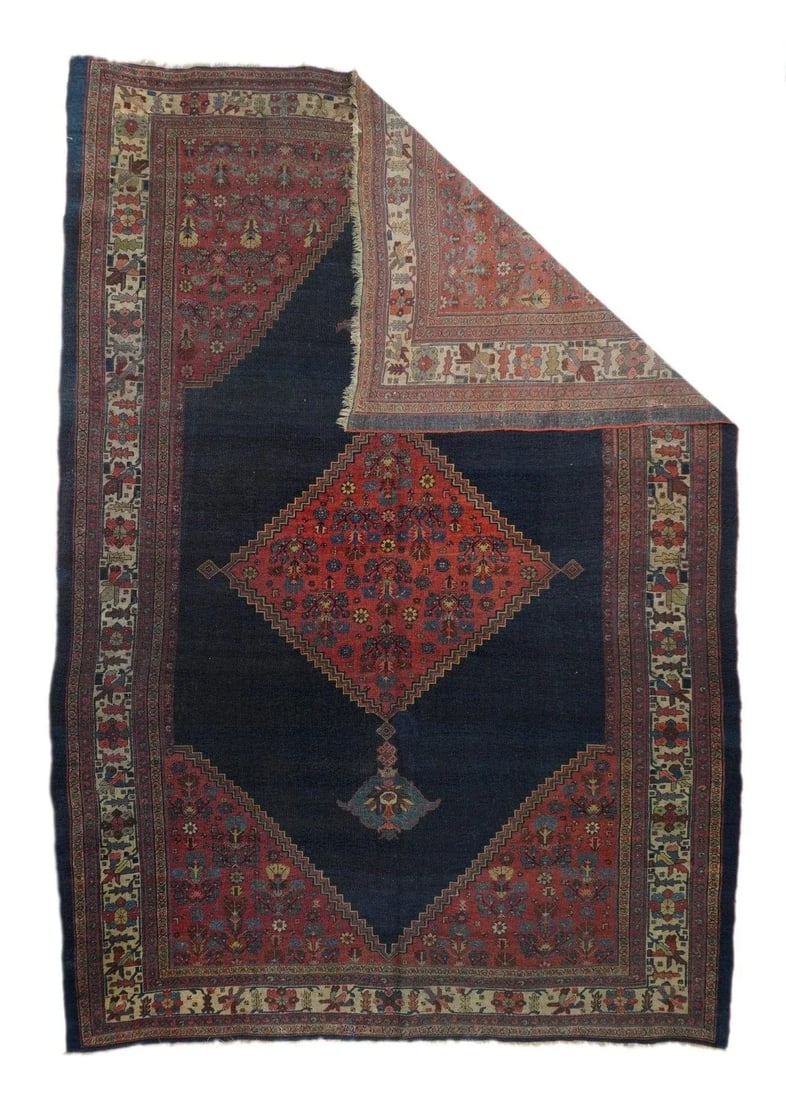 Late 18th Century Antique Bidjar Rug 7'9'' x 11'6'' - 4