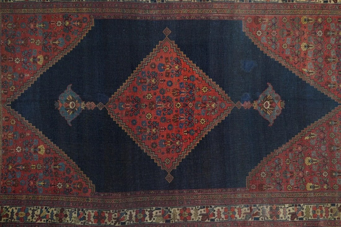 Late 18th Century Antique Bidjar Rug 7'9'' x 11'6'' - 5