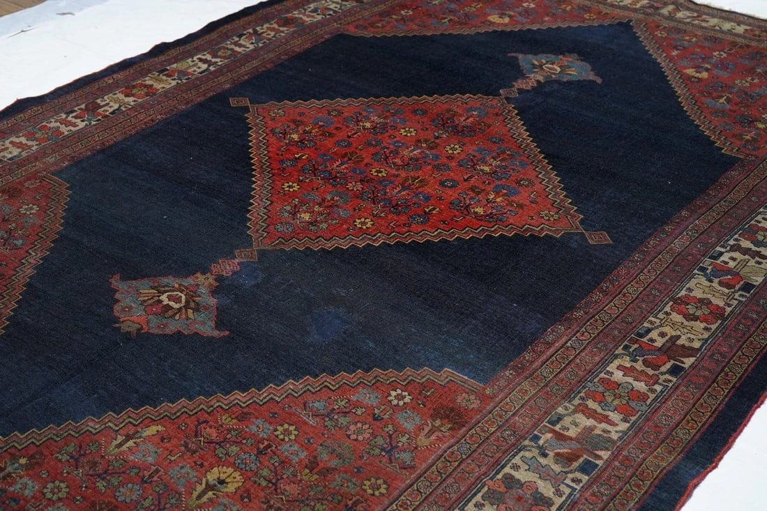 Late 18th Century Antique Bidjar Rug 7'9'' x 11'6'' - 8