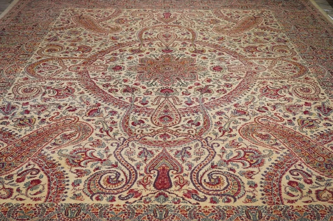 Antique Kerman Rug 11'3'' x 15'5'' - 10