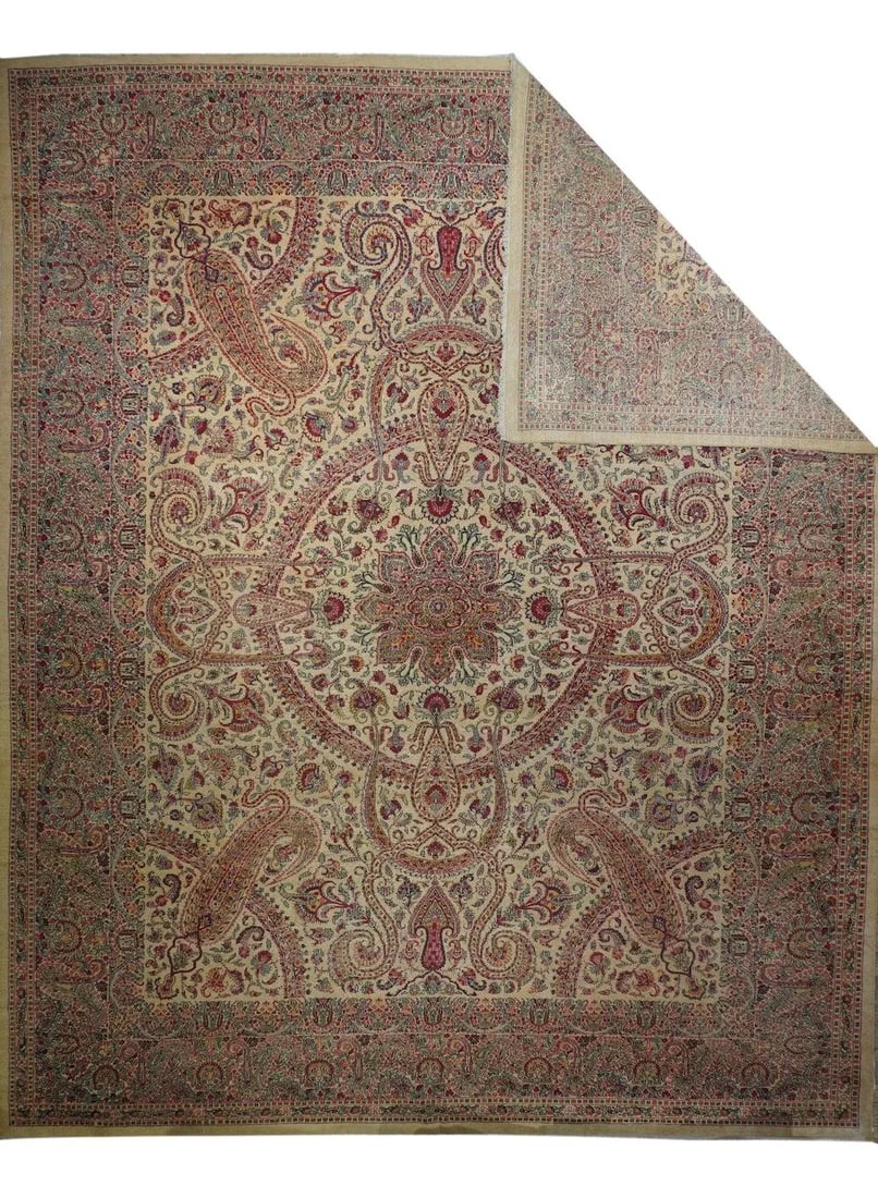 Antique Kerman Rug 11'3'' x 15'5'' - 4