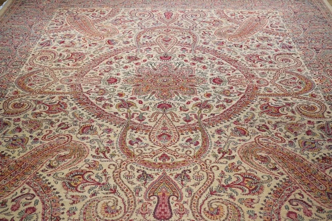 Antique Kerman Rug 11'3'' x 15'5'' - 9