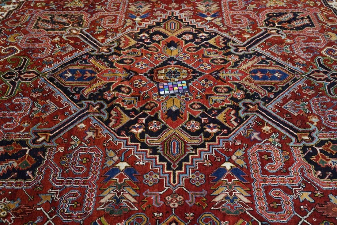 Vintage Heriz Rug 11'6'' X 14'1'' - 6