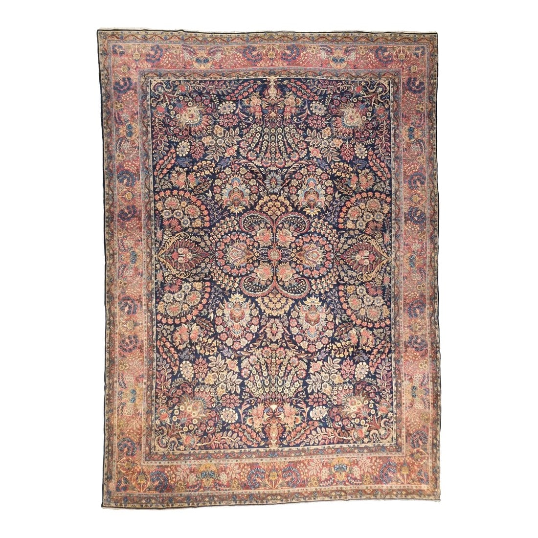 Antique Persian Kerman Rug 10'1'' x 14'3'' (1 of 12)